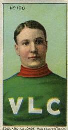 1910 Imperial Tobacco Lacrosse Leading Players (C59) #100 Edouard Lalonde Front